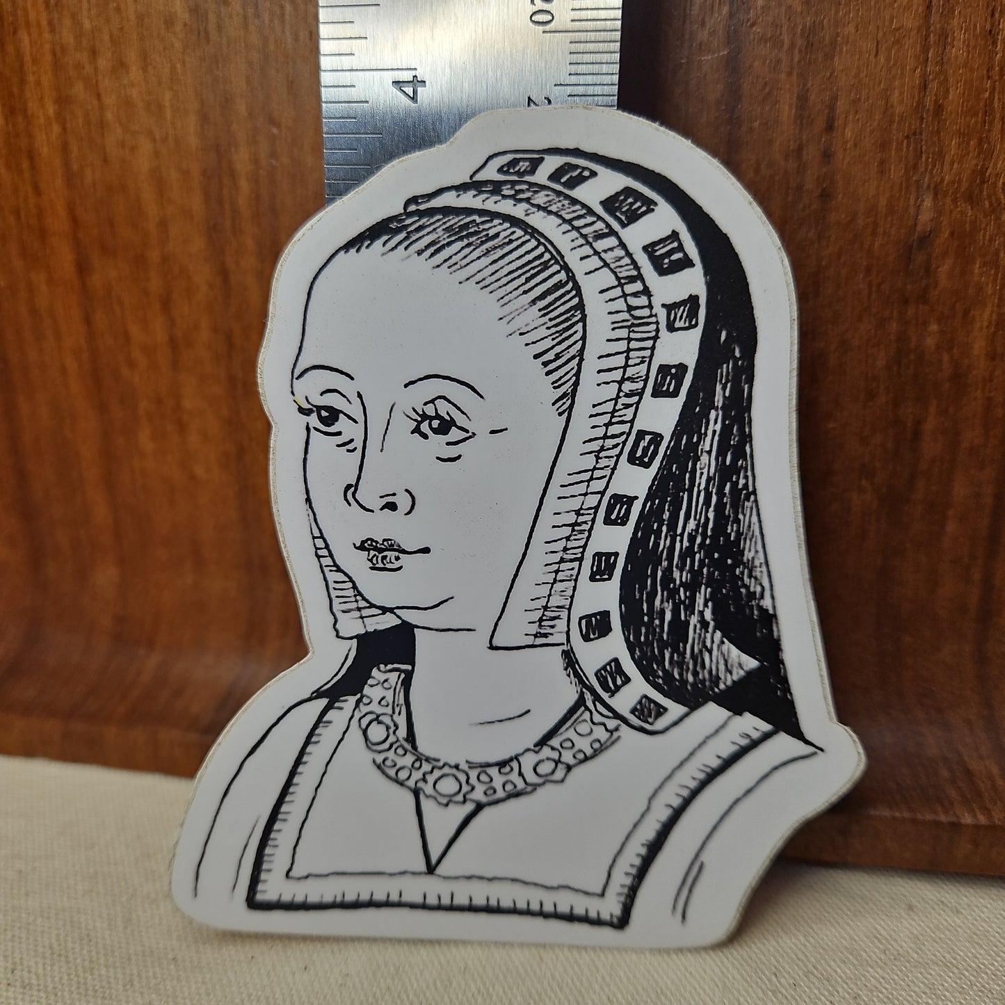 Anne of Brittany vinyl sticker
