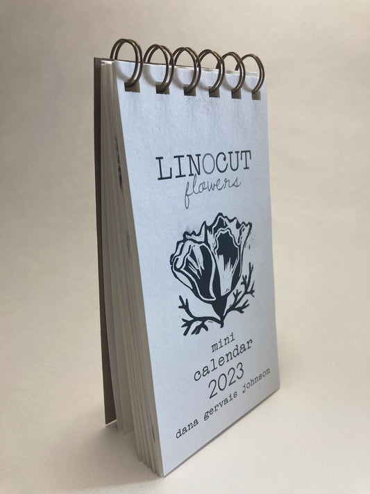 2023 Linocut Mini Calendar