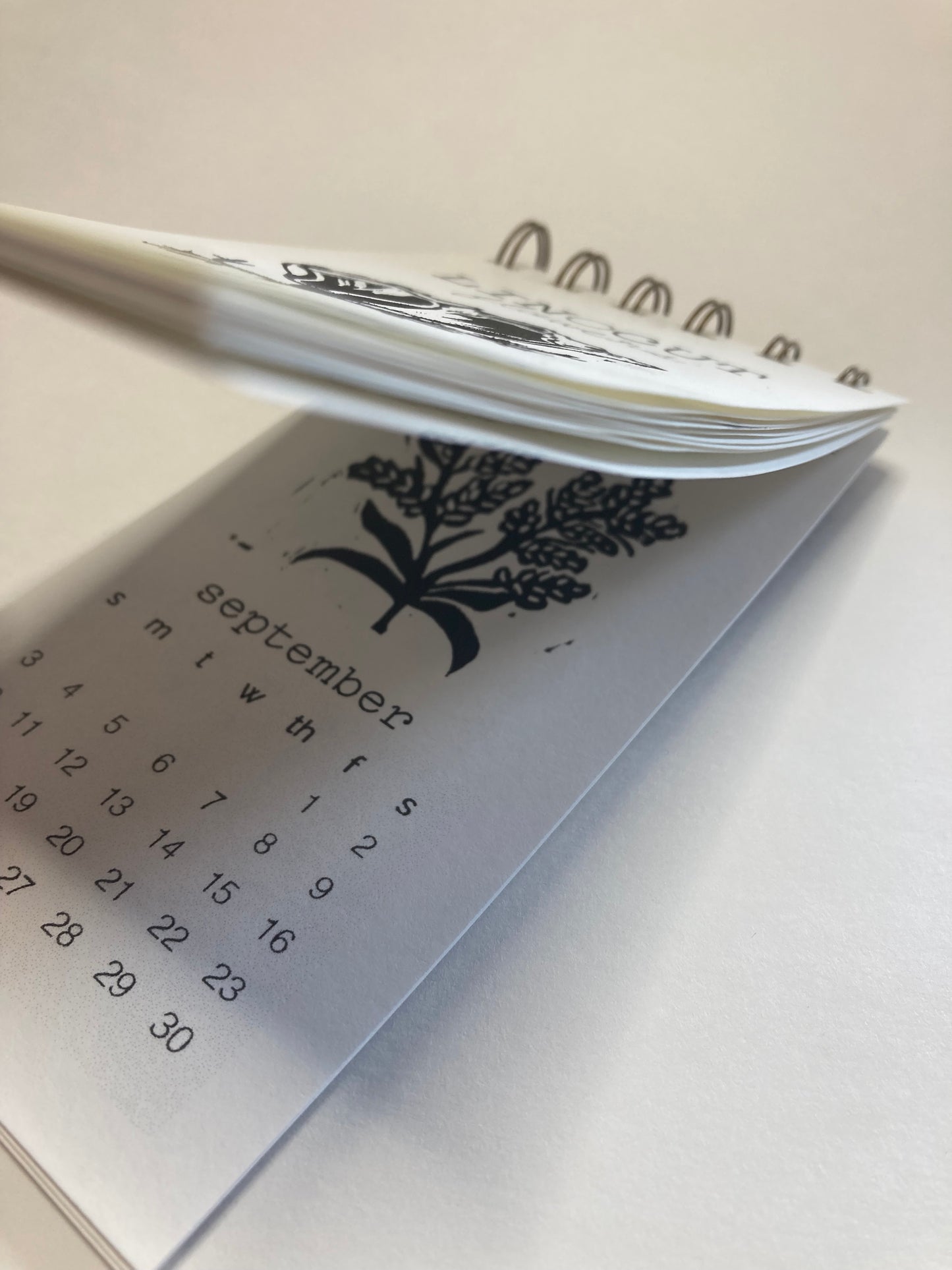 2023 Linocut Mini Calendar
