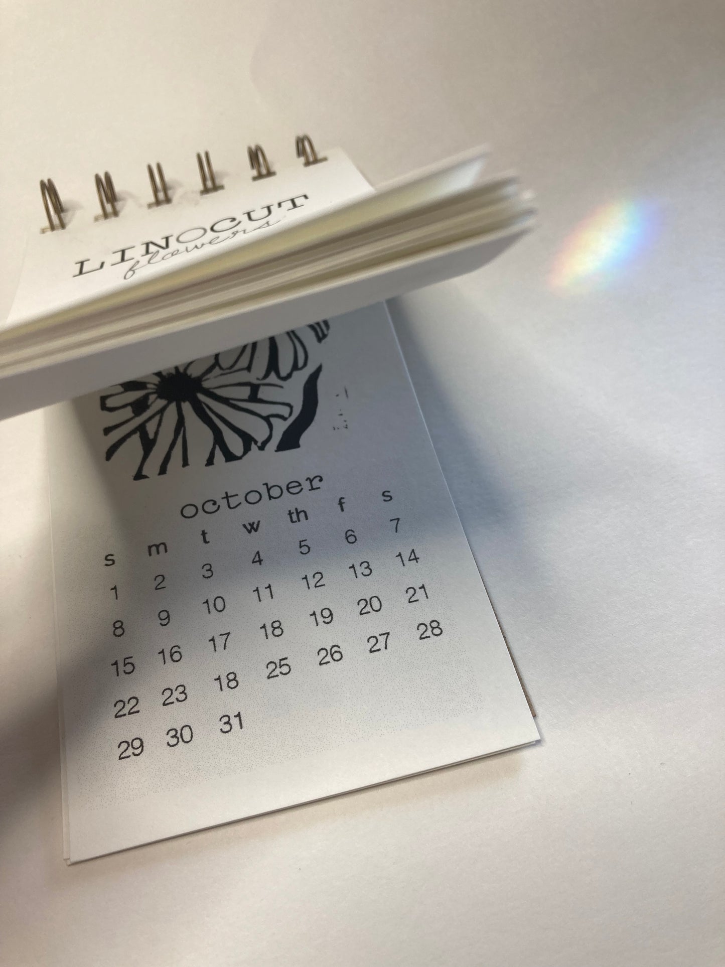 2023 Linocut Mini Calendar